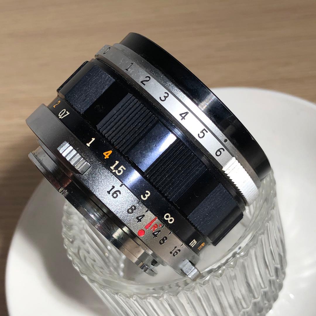 キャップ付OLYMPUS PEN F AUTO S 38mm f1.8