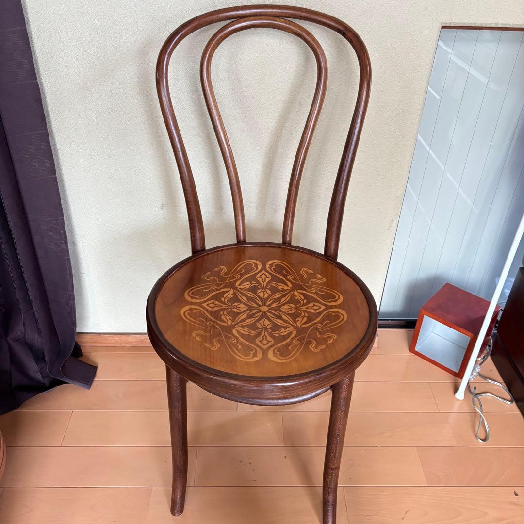 マチャ　　　　　ダイニングチェア　曲げ木 アンティーク風ウィンザーチ軽量①