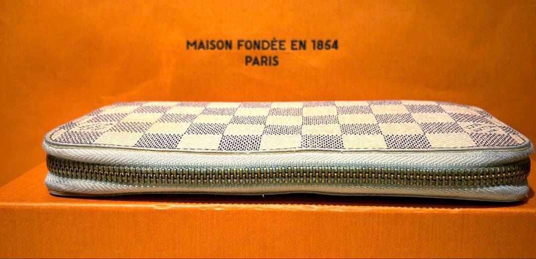 ルイヴィトン　長財布　ダミエ　アズール　ジッピーウォレット