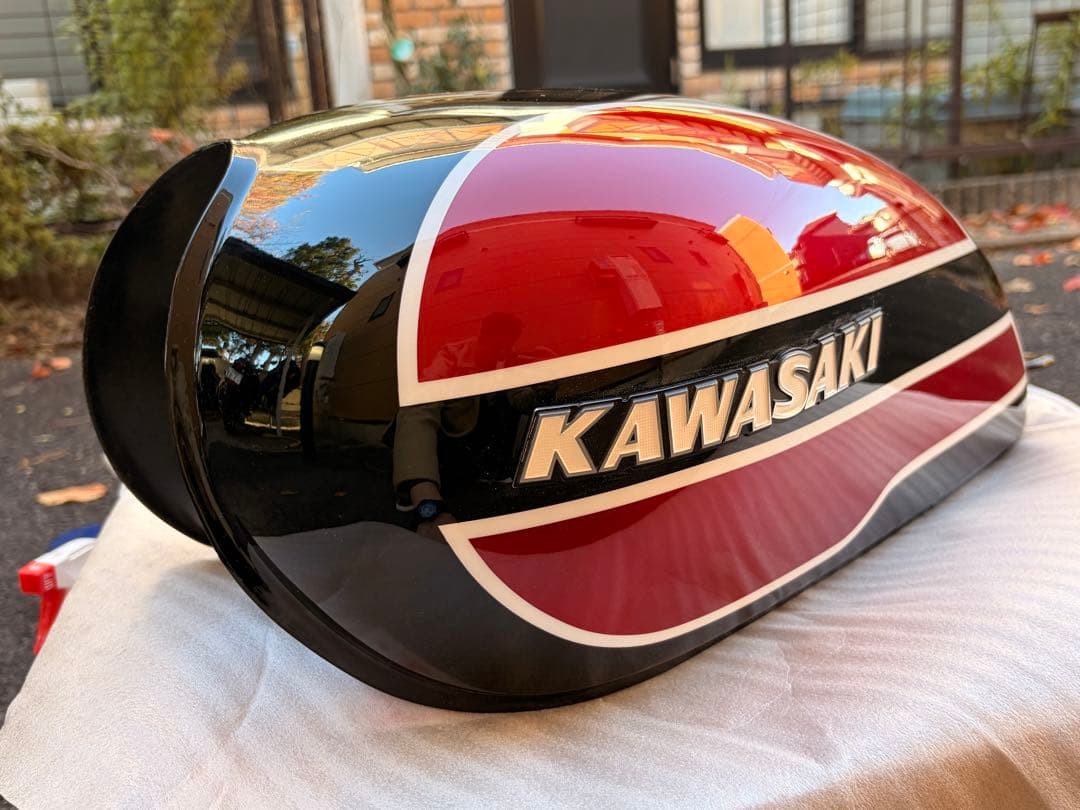 w400 W650 w800タンク　W3 ペイント　スムージング済