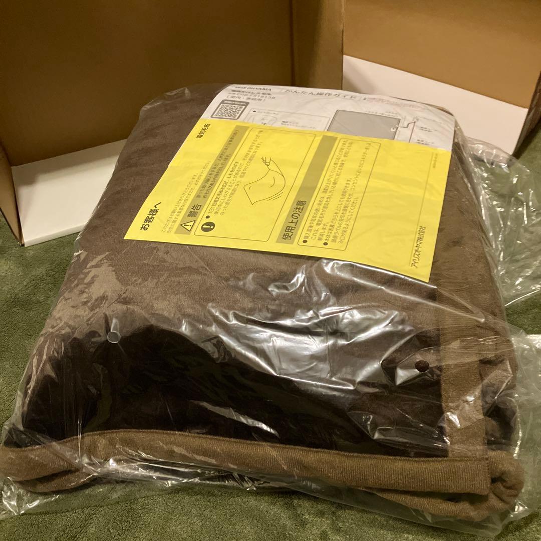 IRIS OHYAMA 電気かけしき毛布 EHB-FR1813B ダークブラウン