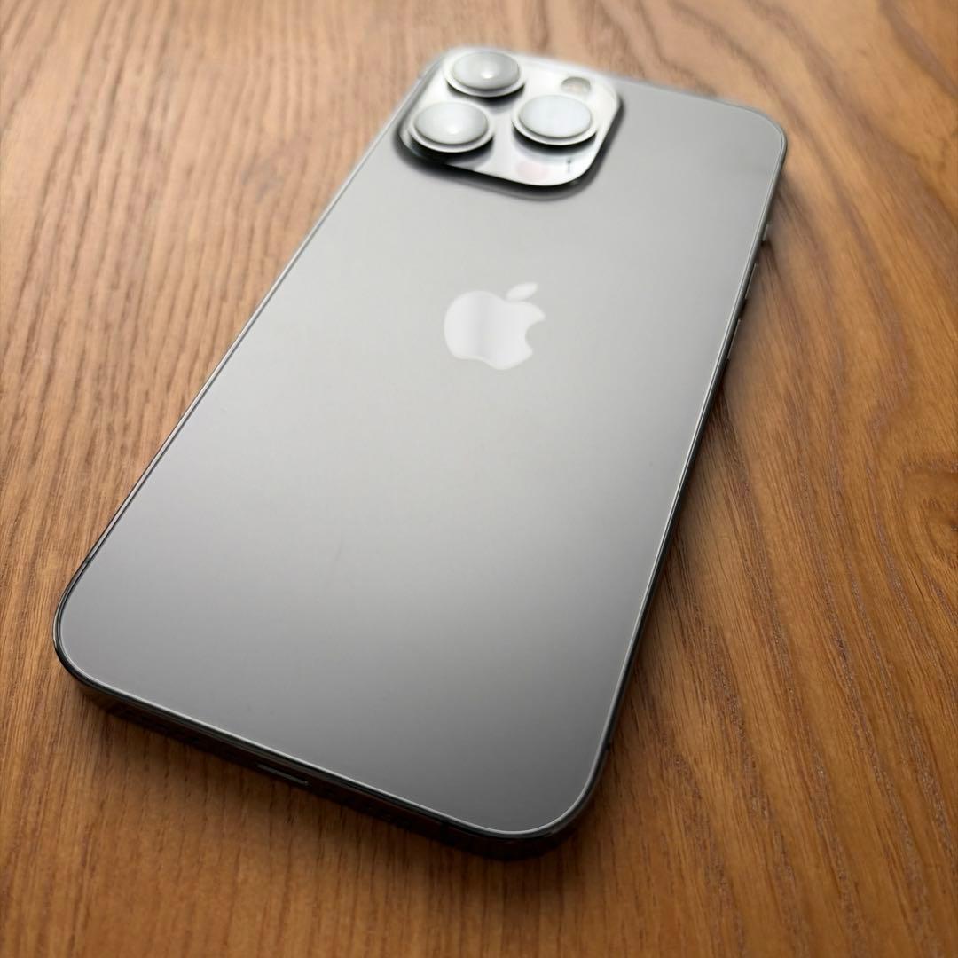 超美品 Phone13pro 256GB グラファイト黒　両面コーティング済