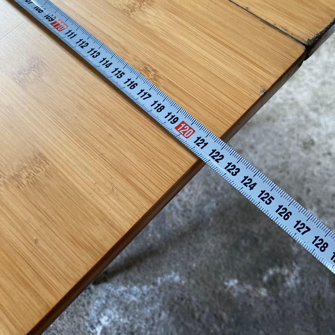  peak 折りたたみテーブル バンブー