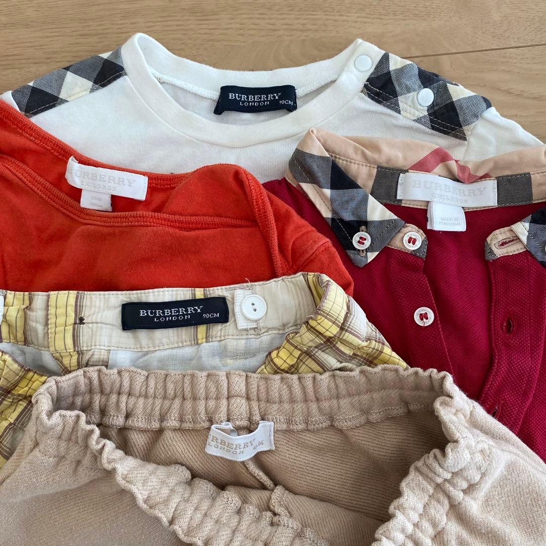 BURBERRY 90cm Tシャツ ショートパンツ5点セット
