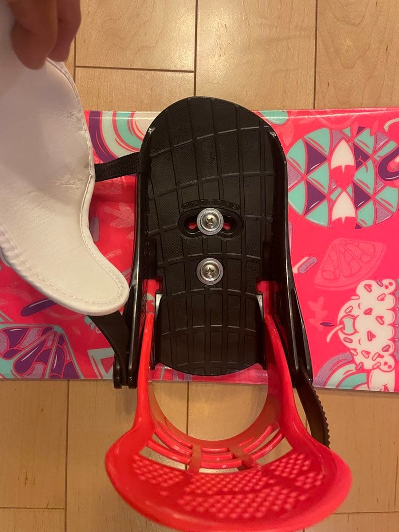 K2 スノーボード3点セット　ピンク/ホワイト