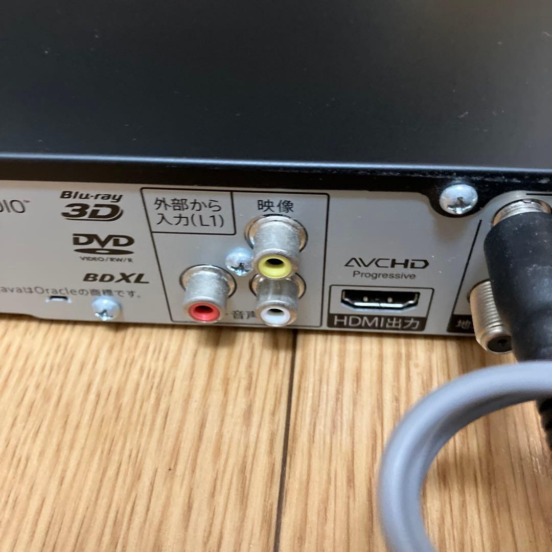 2019年製 AQUOS 4K ブルーレイレコーダ　リモコン付