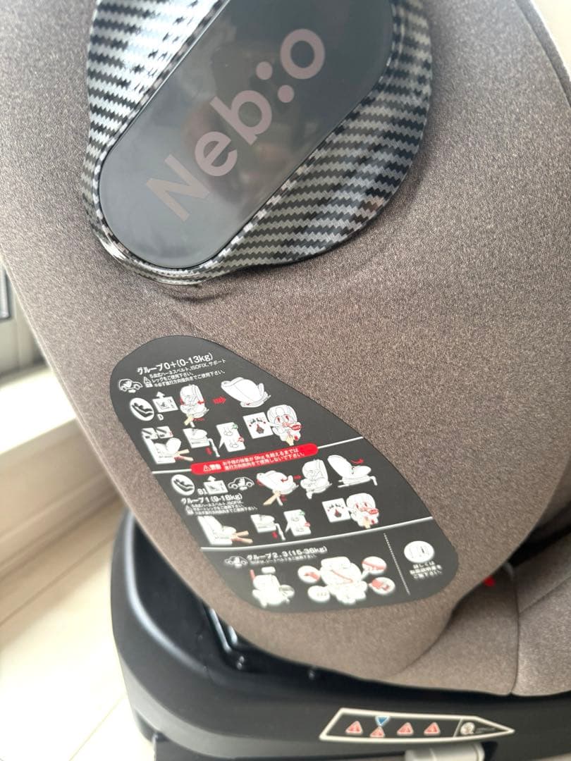 Nebio チャイルドシート ジュニアシート　ISOFIX 美品