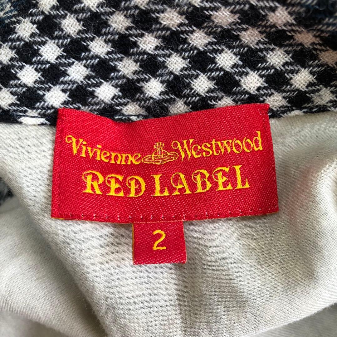 Vivienne Westwood チェック柄 ノースリーブ ミニワンピース