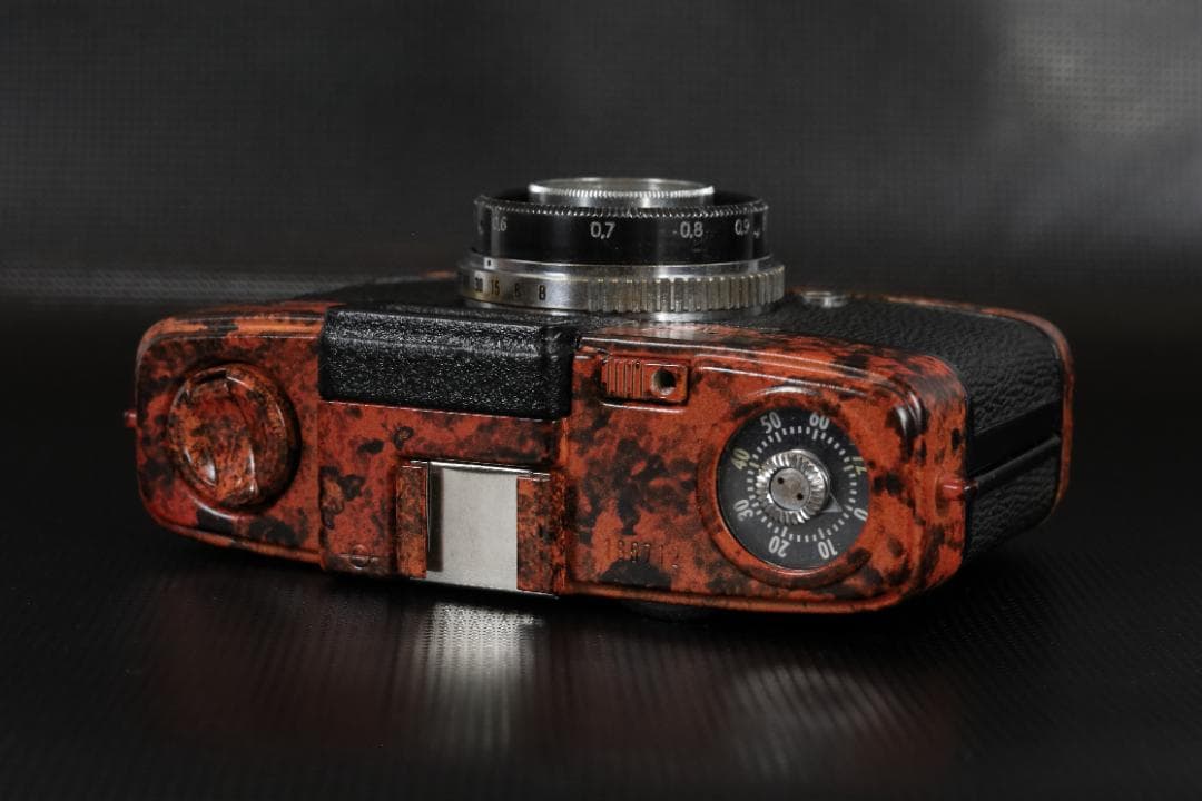 OH済 OLYMPUS PEN S F2.8 一点物 マーブルカスタム