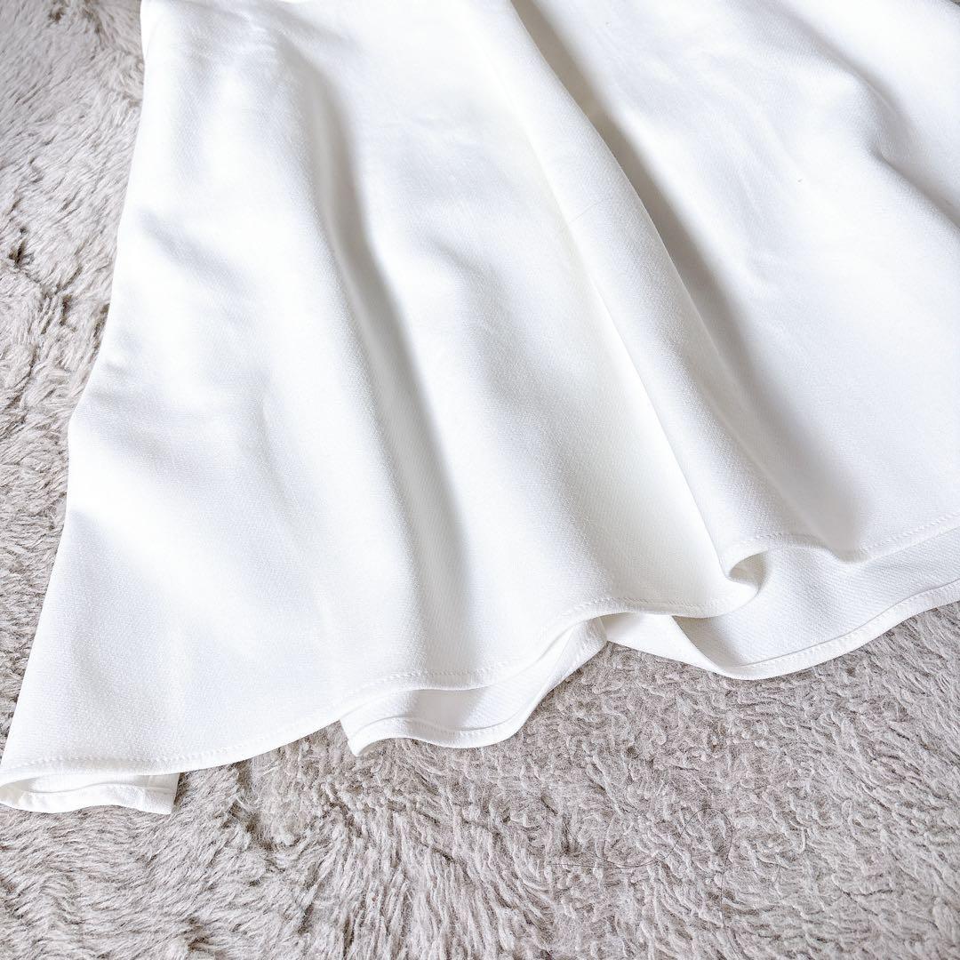 美品✨23ss YOKO CHAN フリルトリムパールトップス　ノースリーブ