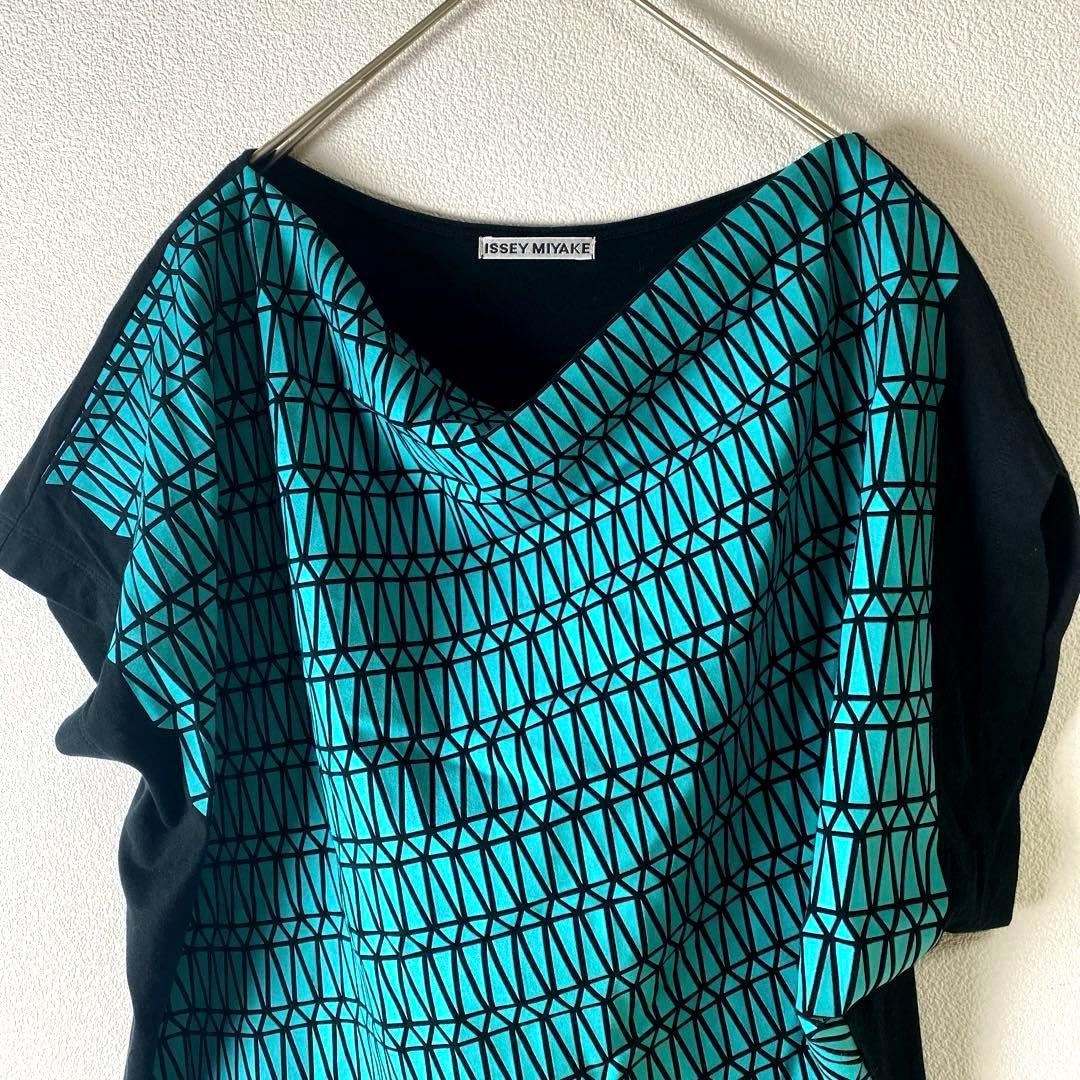 ISSEYMIYAKEイッセイミヤケ 幾何学模様 カットソー プルオーバー 2