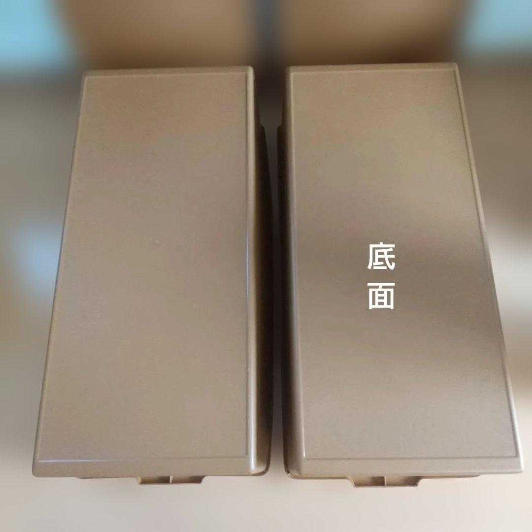 【美品】タッパーウェア ディープロングスーパーケース 大型衣装ケース 深型 2個