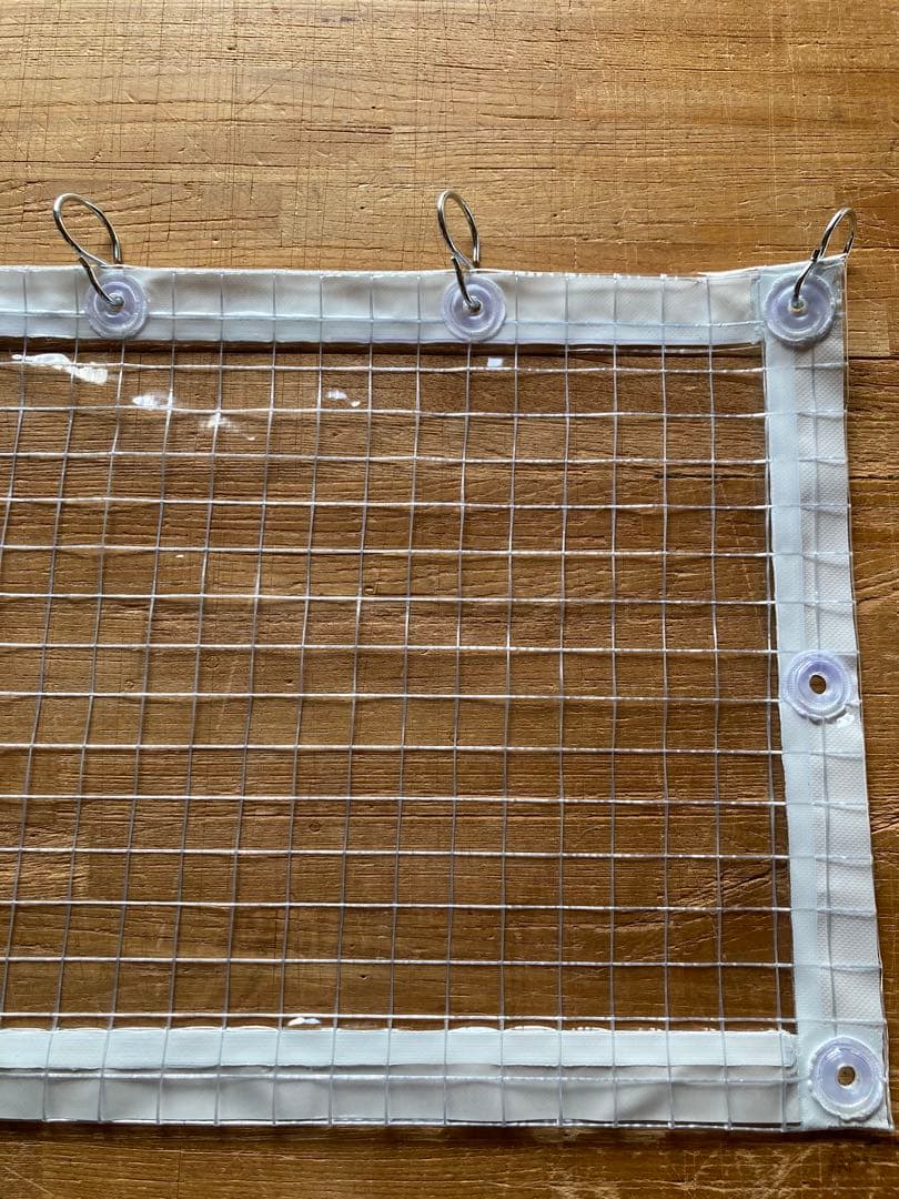 専用糸入りビニールカーテン0.55㍉　1500×2600