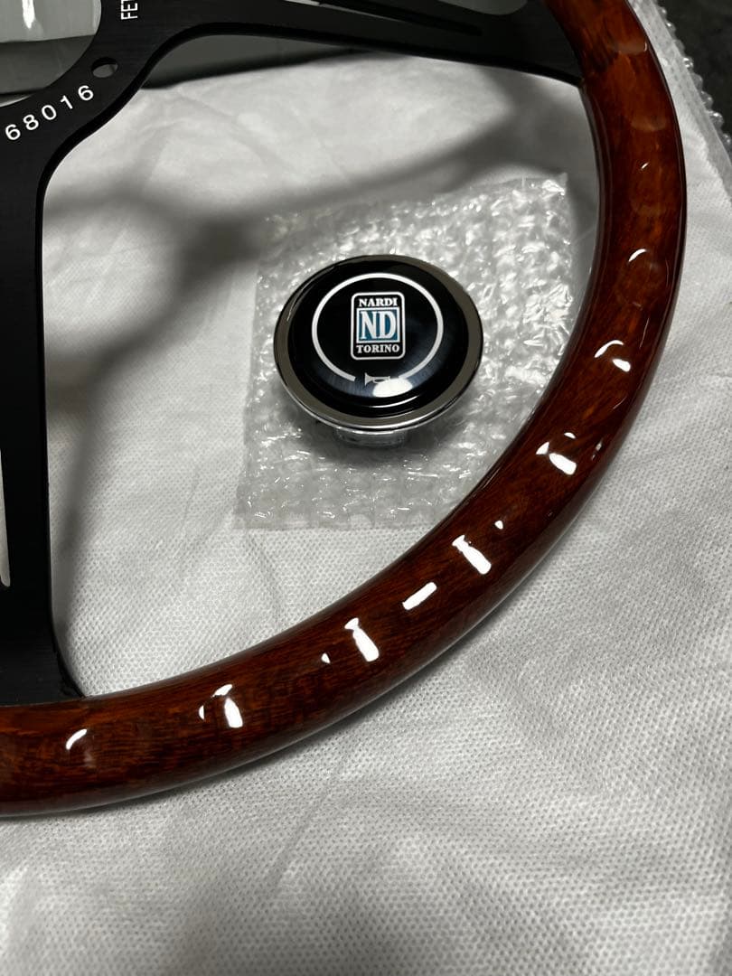 ナルディ クラシック ウッド ブラックステアリング 14インチ