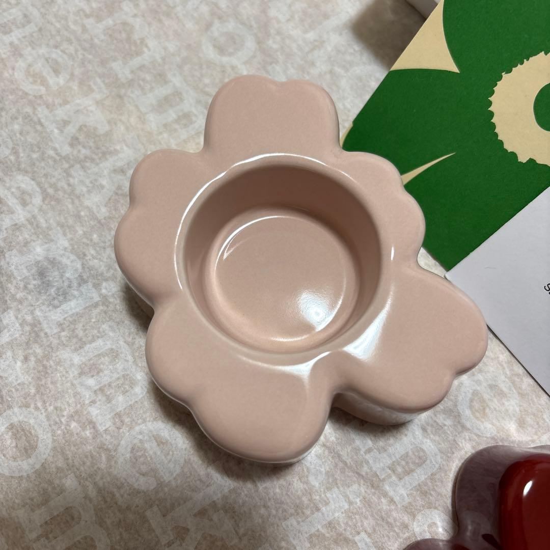 新品　マリメッコ　ウニッコ　ティーライトホルダー