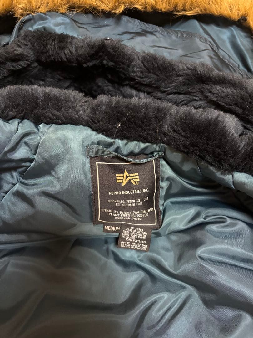 ミリタリージャケット ALPHA N3B X-LARGE