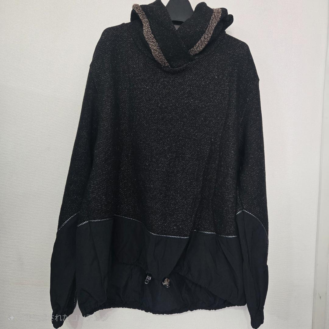 PRIDE 異素材　ニット　パーカー　サイズ４０