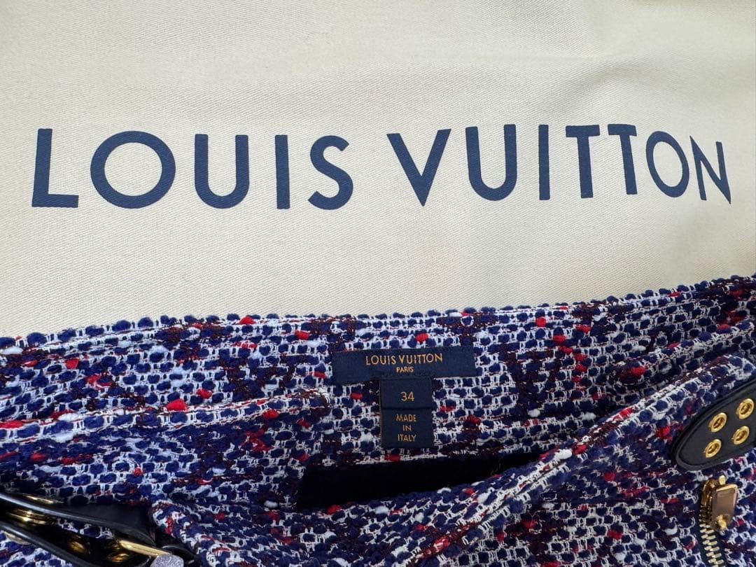 10/19まで限定値下げ！Louis Vuitton ツイードミニスカート