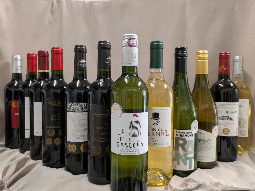 フランス金賞受賞　赤白12本セット　750ml