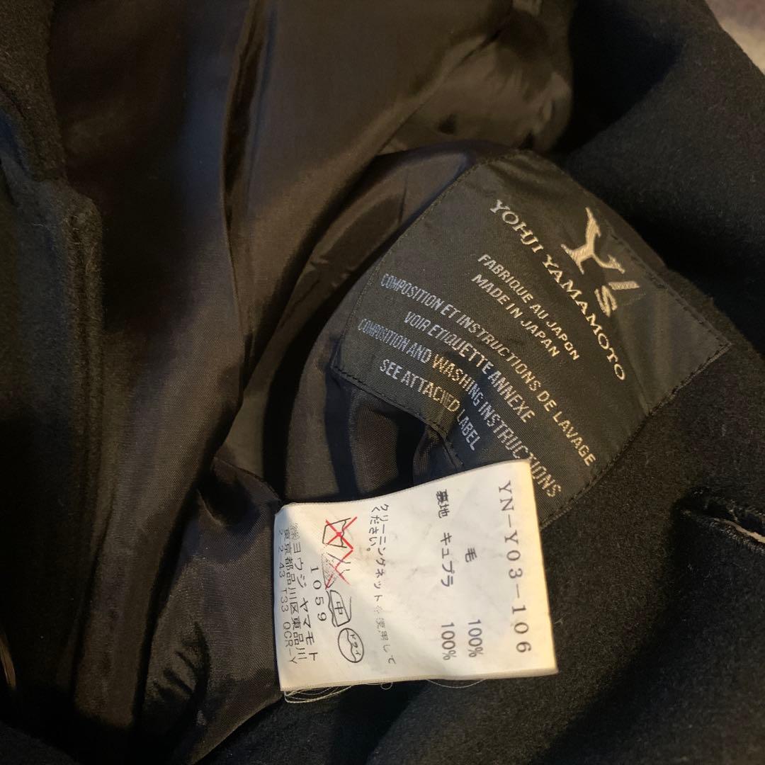 Monchan  ヨウジヤマモト 黒 テーラードジャケット