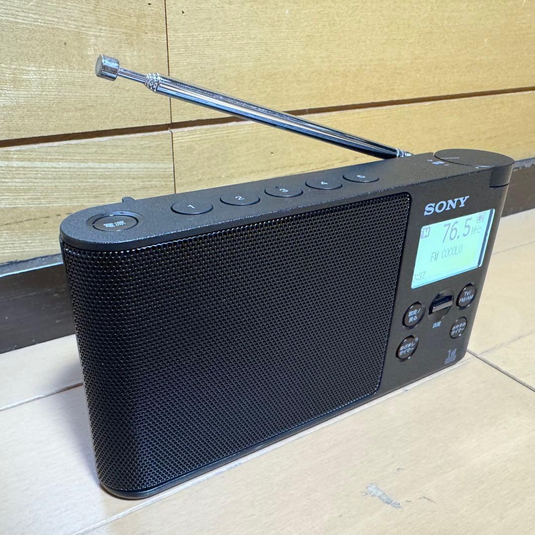 【美品】 SONY ワンセグTV/FM/AMラジオ XDR-56TV
