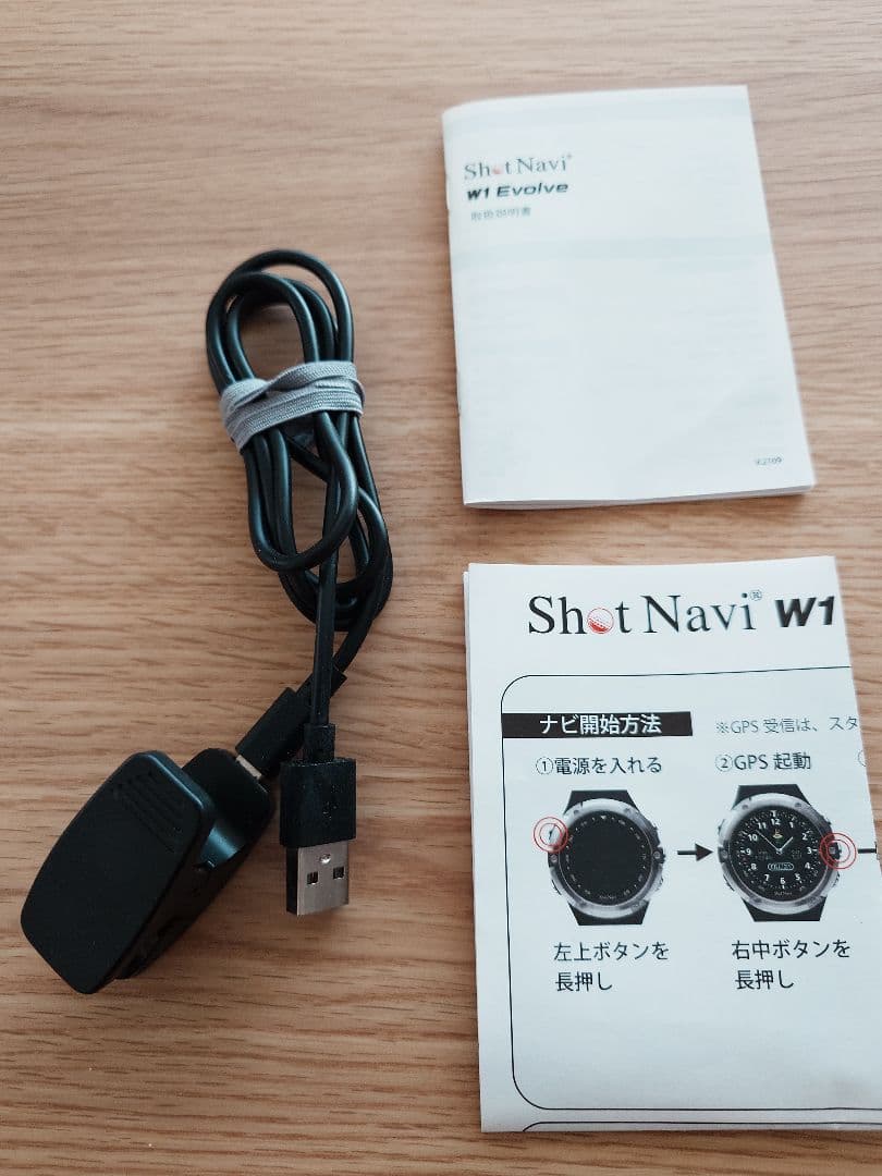 ショットナビ W1 Evolve（ホワイト） ゴルフナビ