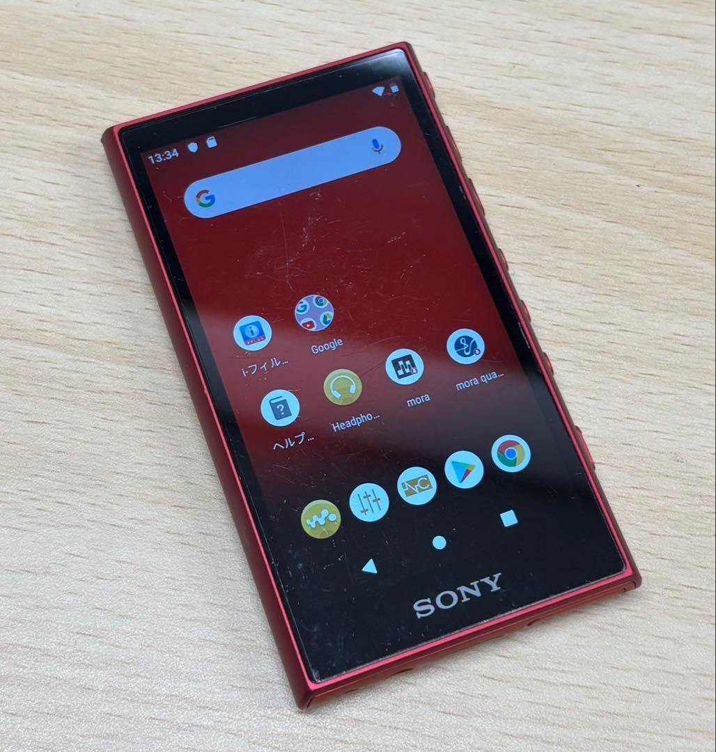 ★SONY WALKMAN NW-A100 16GB レッド ウォークマン