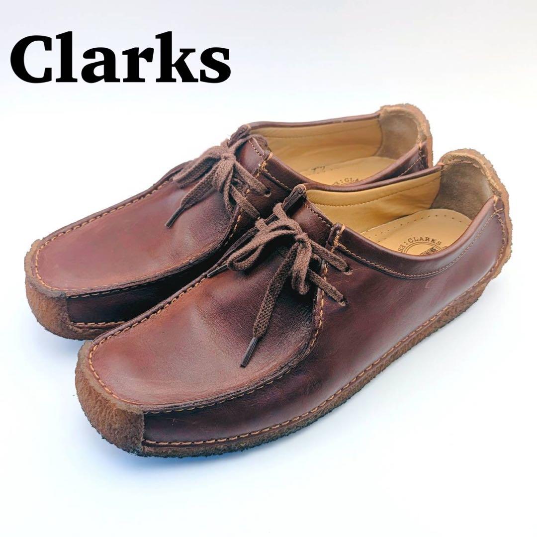 【極美品】Clarks クラークス ナタリー カジュアルシューズ ブラウン 27