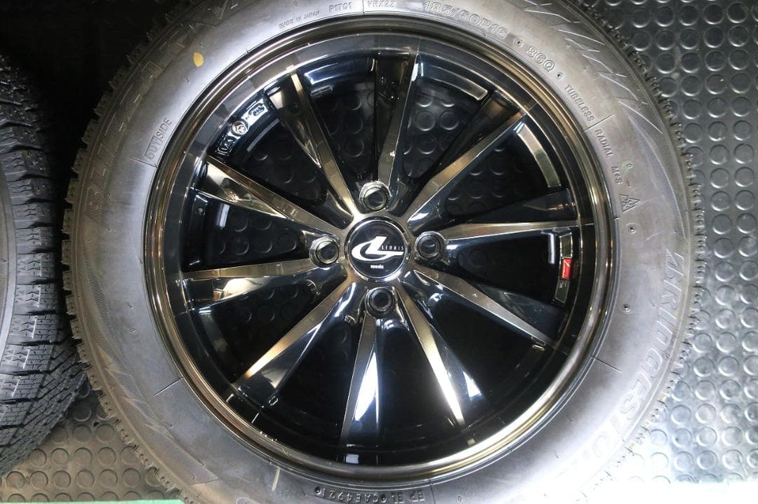 WEDS レオニス CX 新品スタッドレス BS 185/60R16 デミオ等