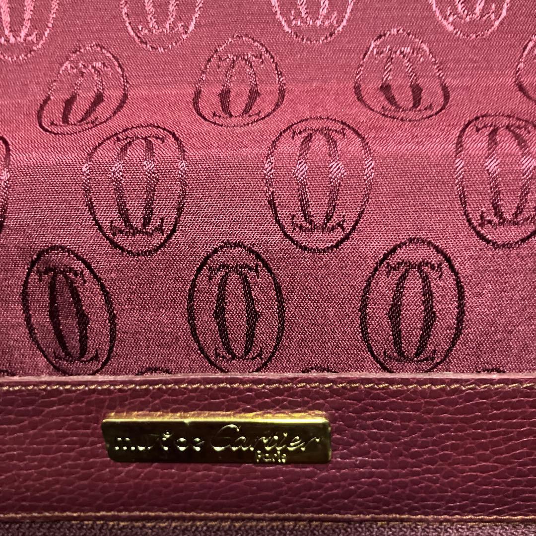 カルティエ　保証カード付き　書類バッグ　ビンテージ品