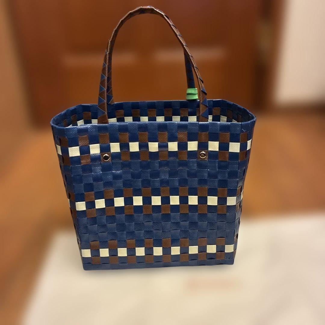 美品　マルニ　カゴバッグ