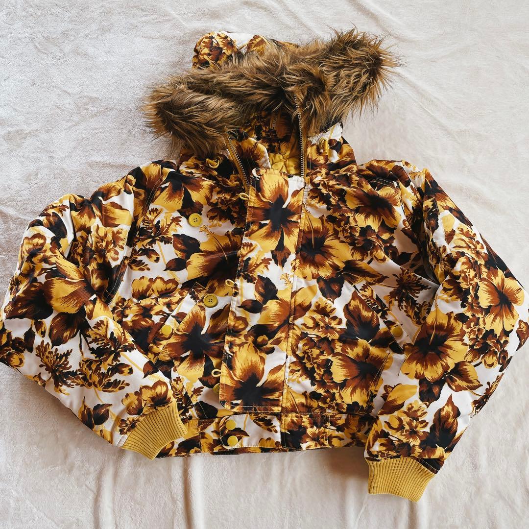 新品★タグ付き　ジェレミースコット アディダス　ハイビスカス柄　ショートブルゾン