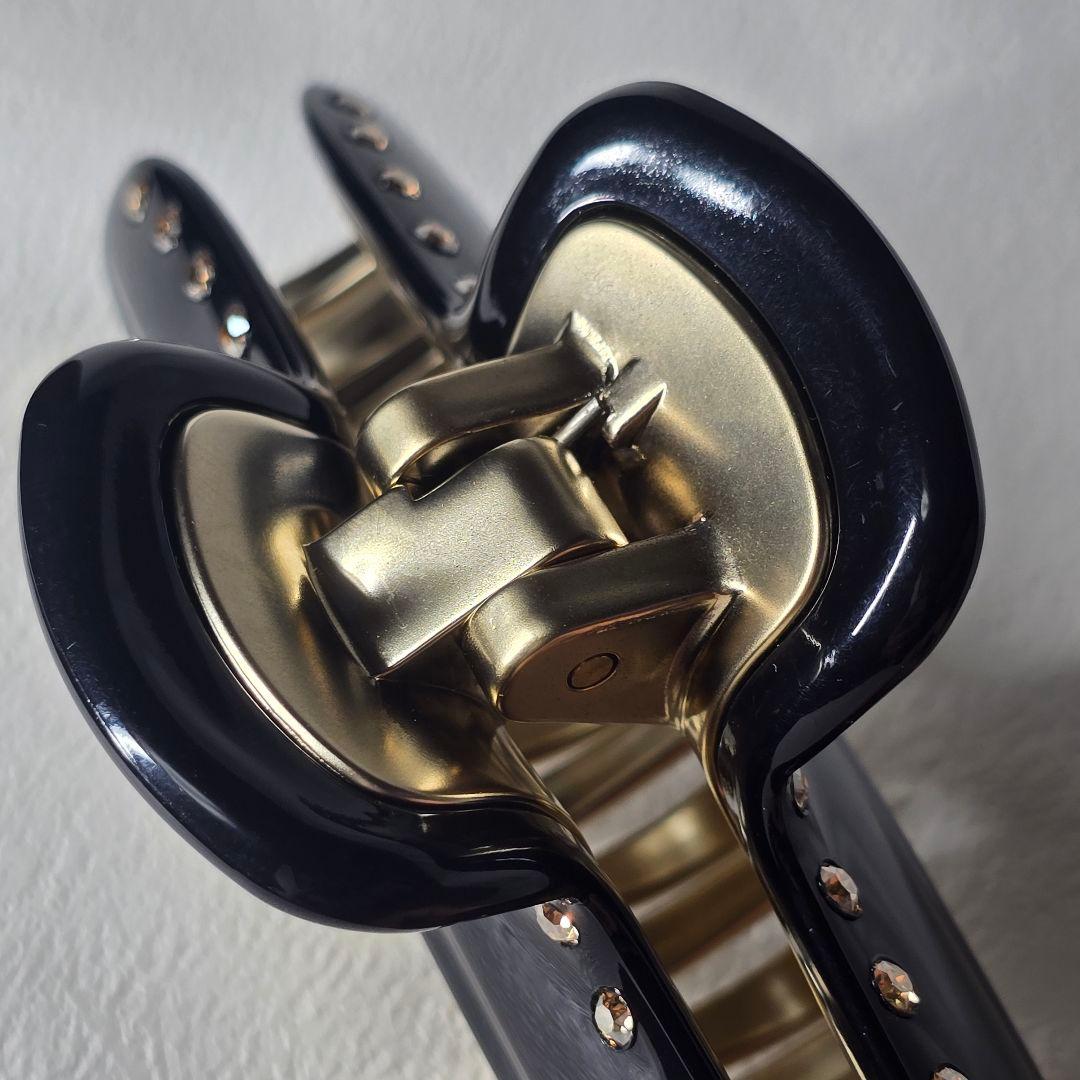 アレクサンドルドゥパリ VENDOME　 L クリップ キラキラ　ブラック