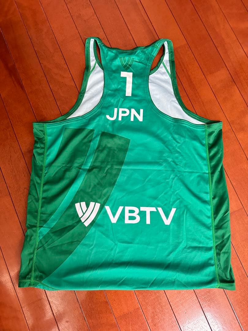 ビーチバレー　世界大会　ワールドツアー　公式　ユニフォーム　タンクトップ