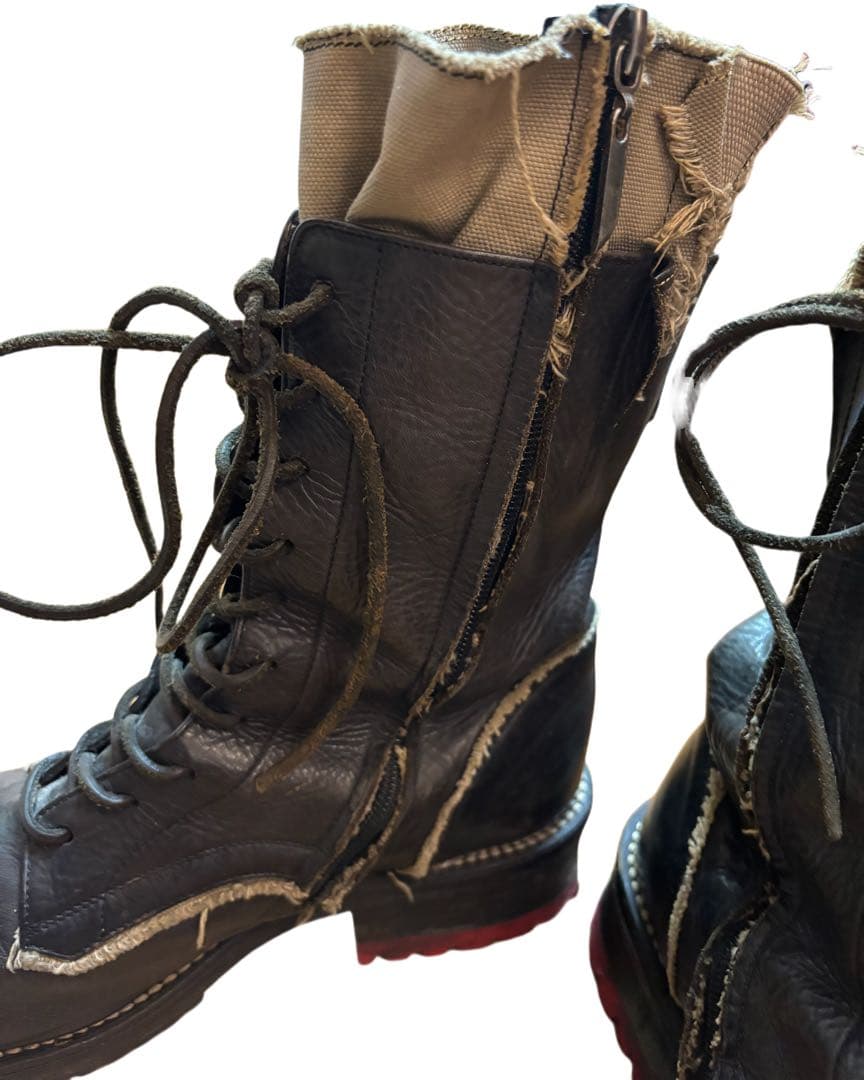 HIROMU TAKAHARA レースアップブーツ GLAY HISASHI着用