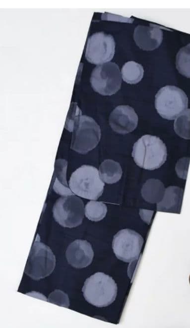 大きめ水玉柄 浴衣