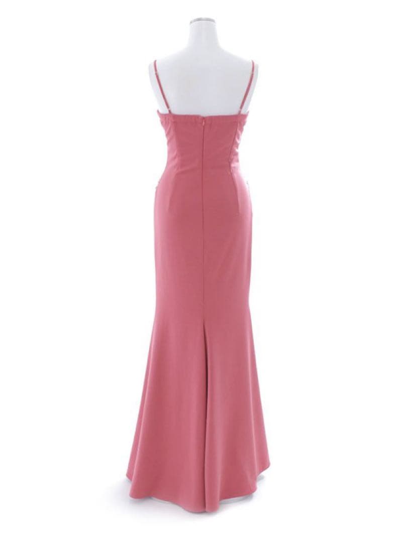 サイドシアービジューロングドレス/キャバドレス