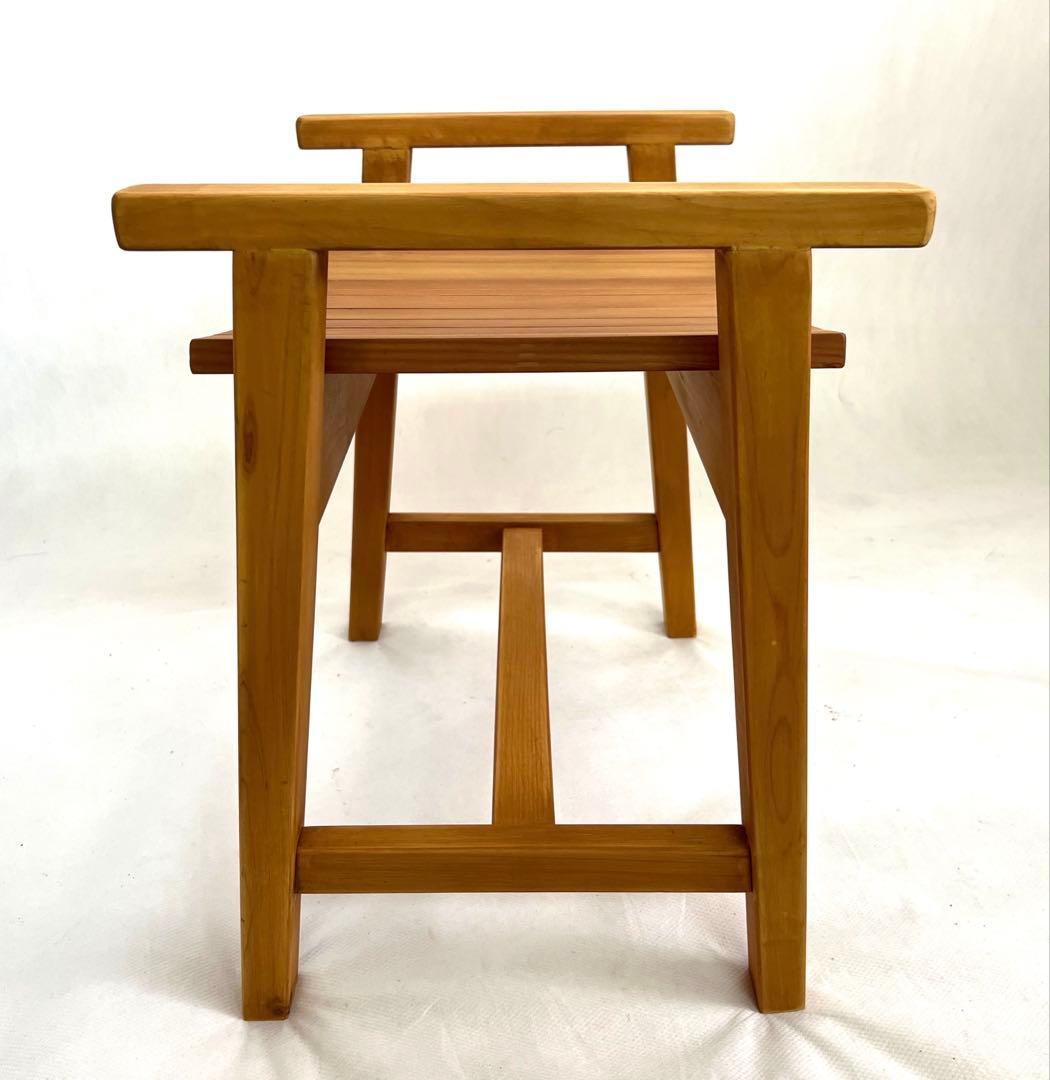 無垢材スツール・肘付きスツール