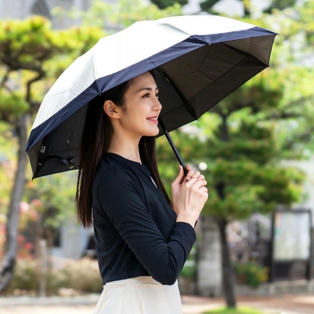 Rose Blanc 晴雨兼用折りたたみ傘　芦屋ロサブラン 100%遮光　日傘