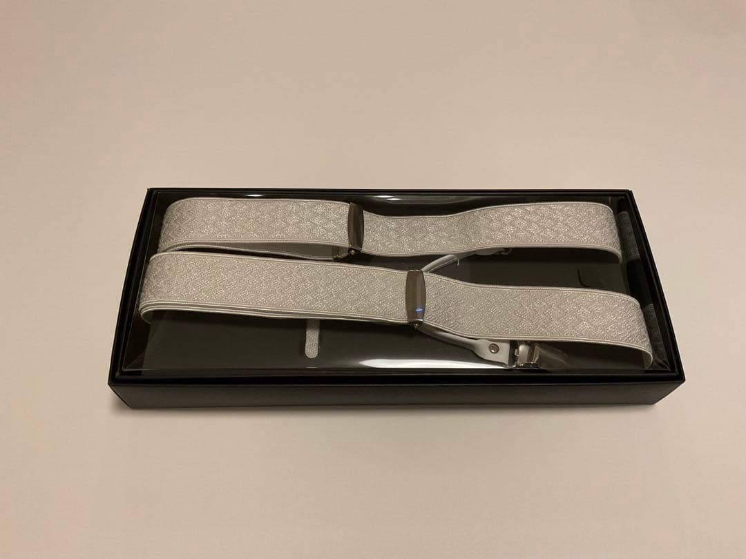 【美品】桂由美 結婚式 カツラユミ カフス　タイピン ベルト　サスペンダー