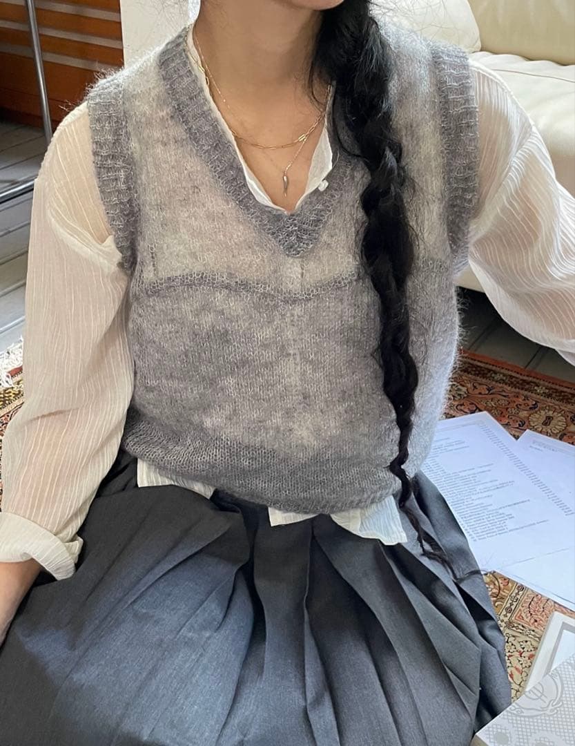 ＜Bookworm’s knit vest ＞HEAP underwear