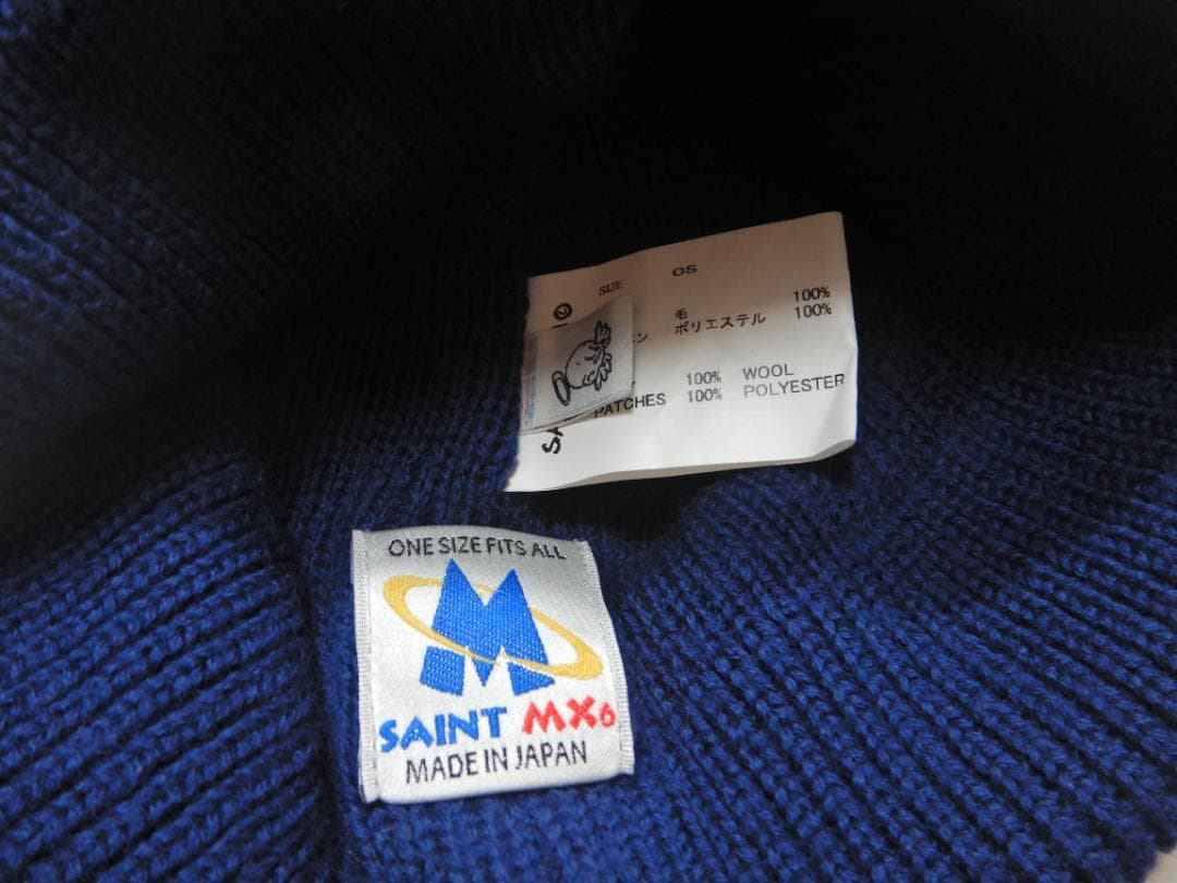 ロ*)様 SAINT Mxxxxxx MX6 ビーニー ニット帽 ブルー セント