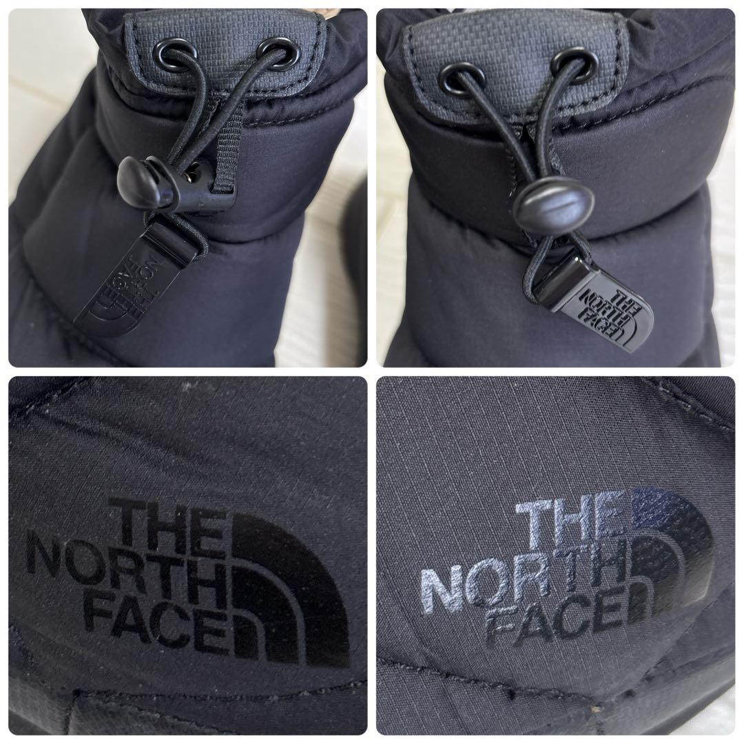 防水✨ノースフェイス スノーブーツ ヌプシ ブーティー アルファドライ 黒 25