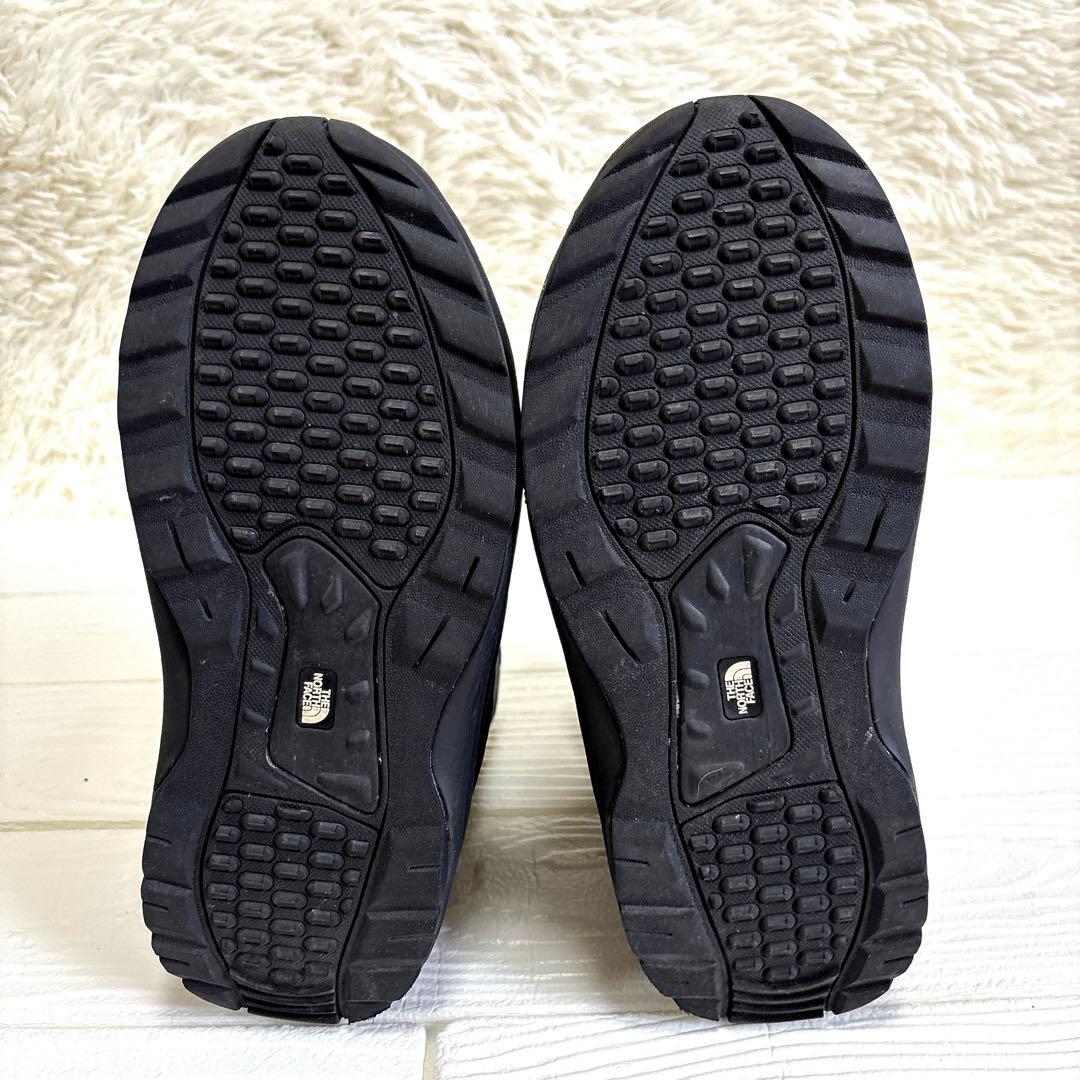 防水✨ノースフェイス スノーブーツ ヌプシ ブーティー アルファドライ 黒 25