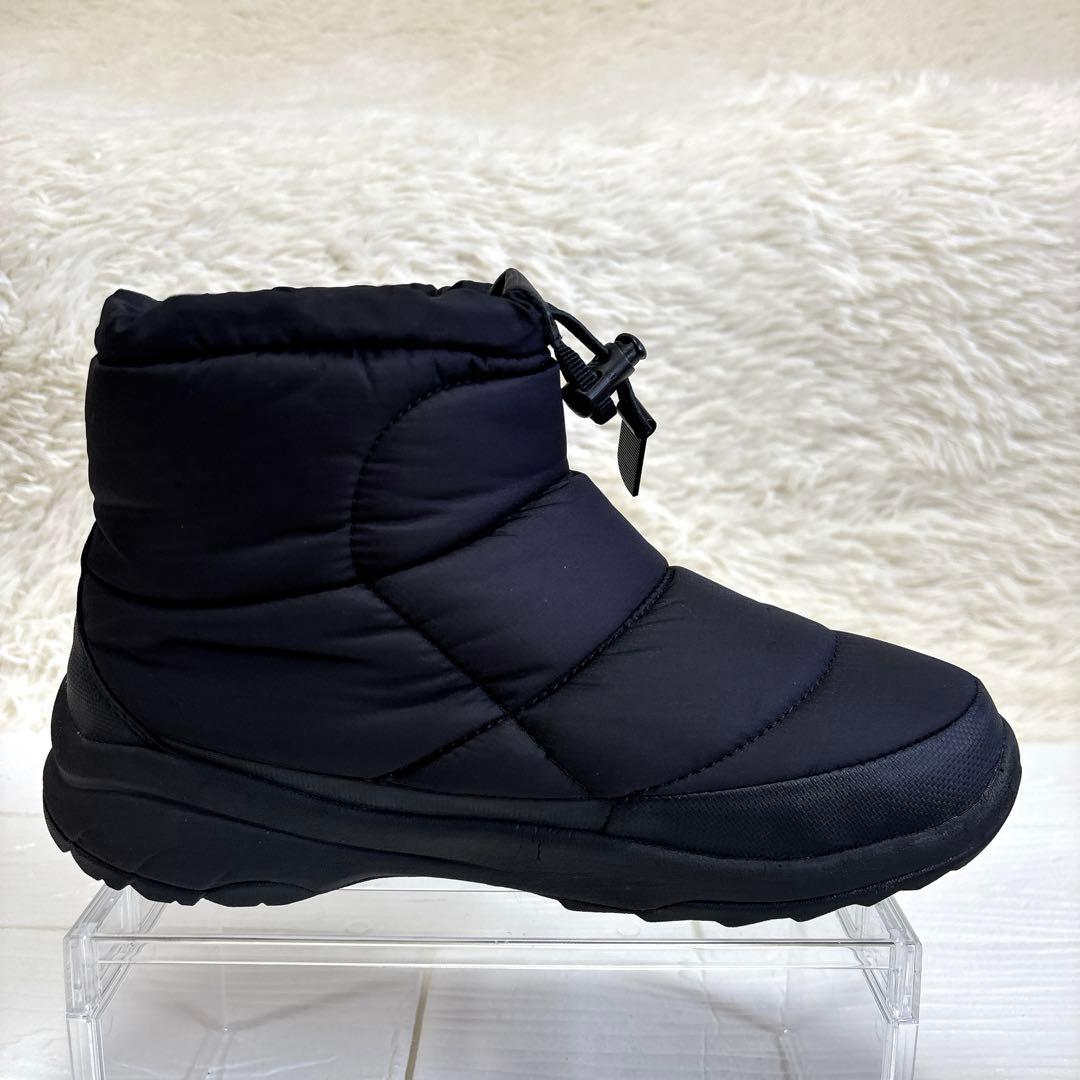 防水✨ノースフェイス スノーブーツ ヌプシ ブーティー アルファドライ 黒 25