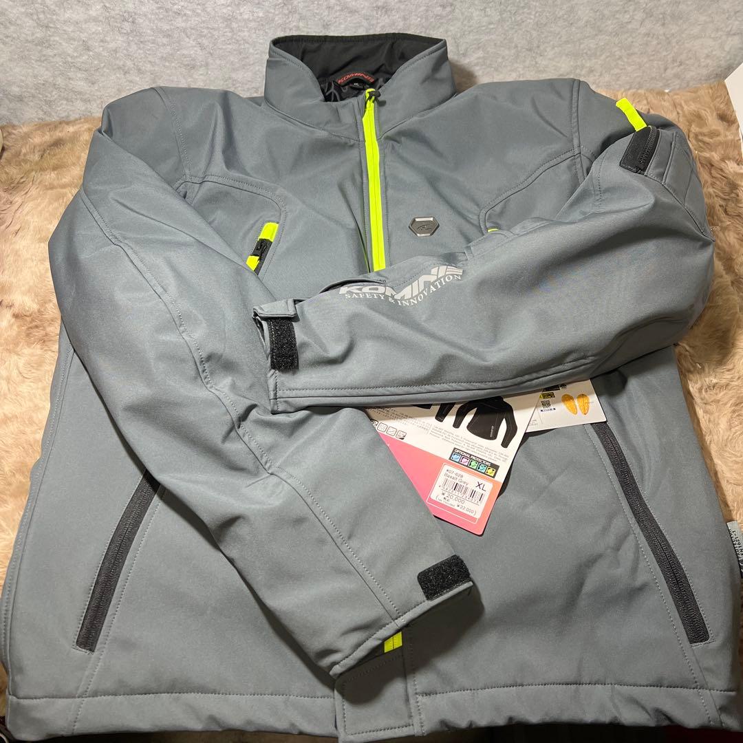 KOMINEバイク用 ジャケットプロテクトソフトシェルサーマルジャケット XL