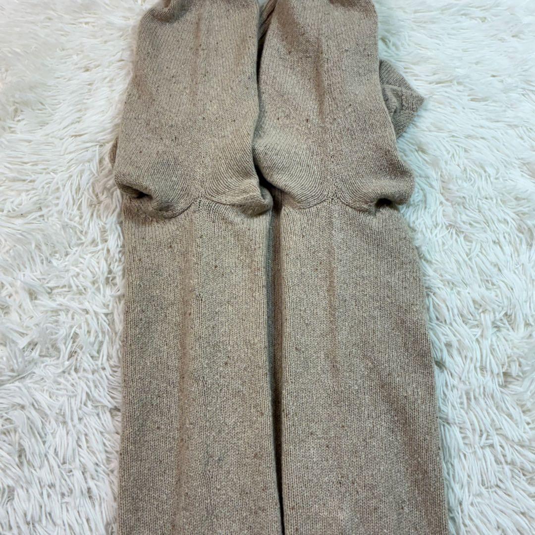 美品✨️ドルモア タートネックセーター ミドルゲージ ベージュイタリア製 48