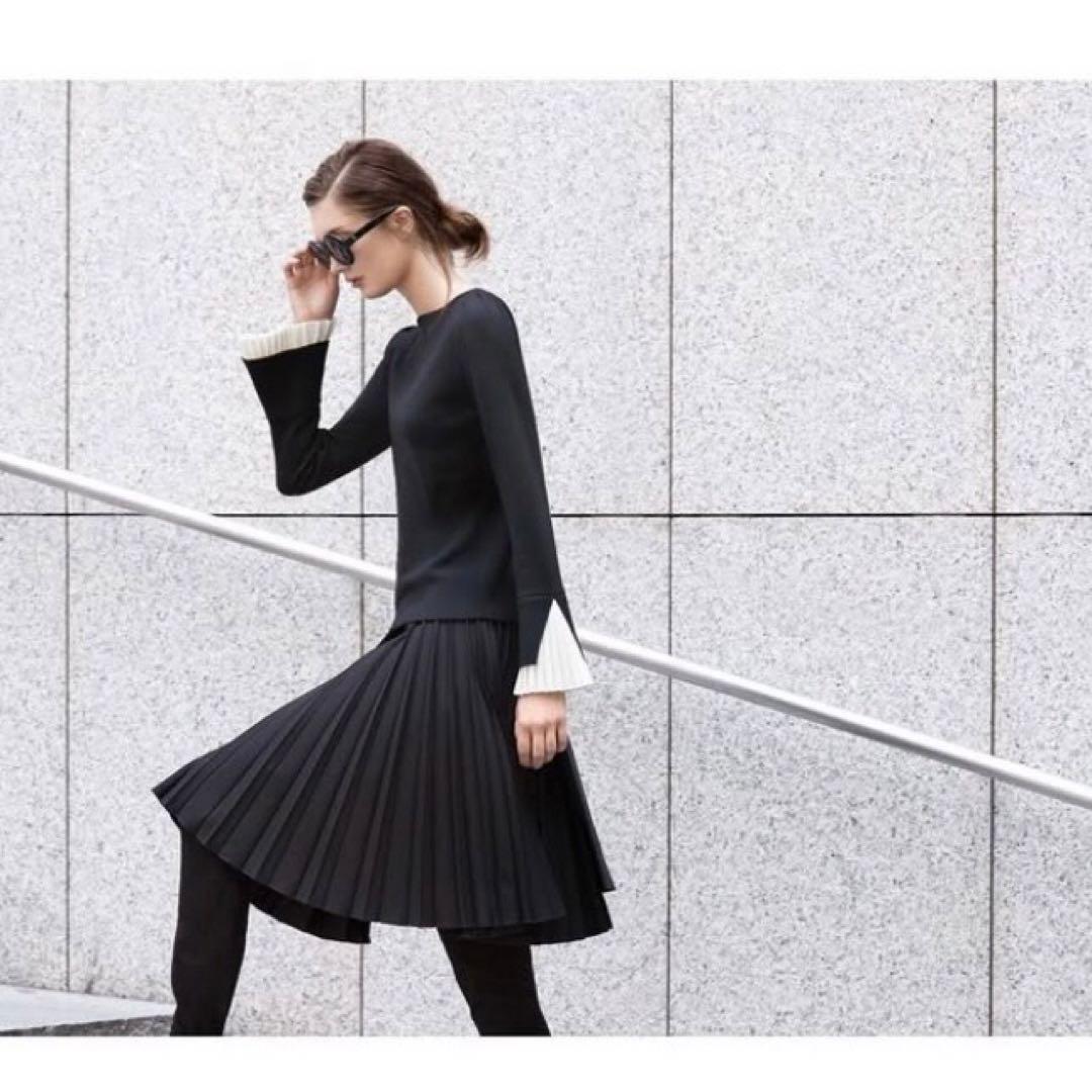 フォクシー　ワンピース　ニット　黒