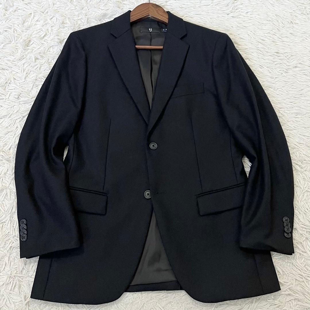 美品✨ユニクロ+J 2020AW スーツ セットアップ　Nikke社 黒　Ｓ