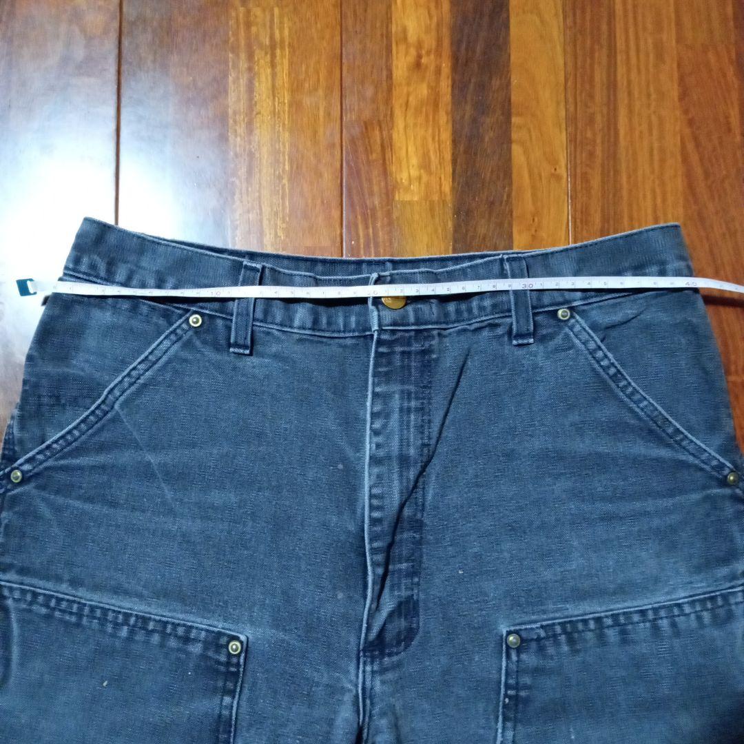 1*K様 USA製　カーハート　ダブルニーペインターパンツ　グレー　33×36